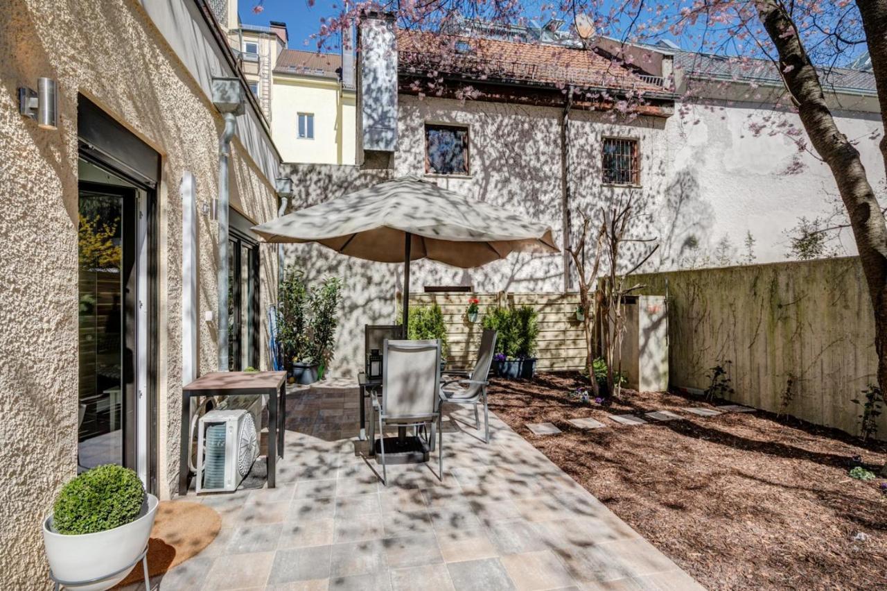 Cozy Modern Apartment With Garden In The Center Next To Oktoberfest มิวนิก ภายนอก รูปภาพ